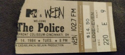 The Police / The Reflex on Feb 14, 1984 [945-small]