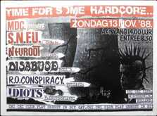 MDC / SNFU / Neuroot / Disabuse / R.O.Conspiracy / Idiots on Nov 13, 1988 [785-small]