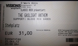 The Gaslight Anthem / Dave Hause / Blood Red Shoes on Oct 25, 2012 [545-small]
