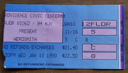 Aerosmith / Skid Row on Jan 12, 1990 [813-small]