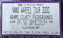 Vans Warped Tour 2000 on Jul 9, 2000 [829-small]