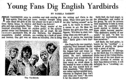 The Yardbirds / the hollies / The Downbeats on Aug 6, 1966 [901-small]