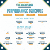 Lineup Schedule, Hootiefest: The Big Splash on Apr 26, 2023 [917-small]