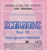 Scorpions / Blackfoot on May 15, 1982 [167-small]