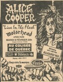 Alice Cooper / Motörhead on Feb 9, 1988 [543-small]