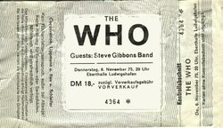 The Who / Steve Gibbons Band on Nov 6, 1975 [958-small]