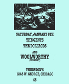Woolworthy / The Gents / The Dollrods on Jan 6, 1996 [676-small]