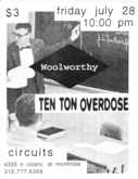 Woolworthy / Ten Ton Overdose on Jul 28, 1995 [858-small]
