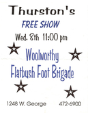 Woolworthy / Muchacha / Flatbush Foot Brigade on May 8, 1996 [969-small]