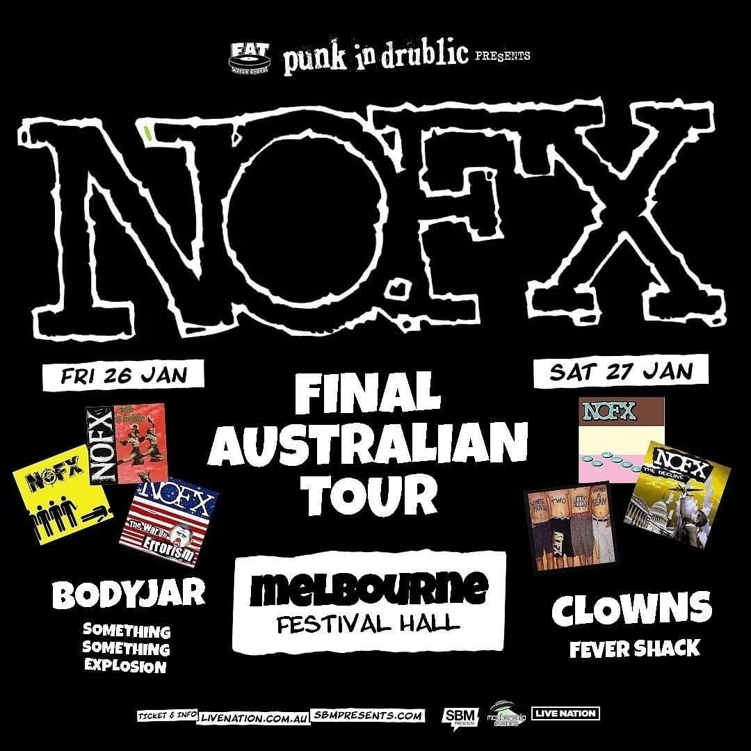 NOFX Concert & Tour History (Updated for 2024) Concert Archives