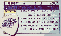 David Allan Coe on Jan 7, 2005 [239-small]