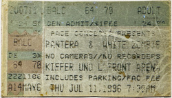 Pantera / White Zombie / Eyehategod on Jul 11, 1996 [273-small]