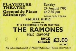 Ramones / Black Circle / The Spectres / The Exploited on Aug 24, 1980 [539-small]