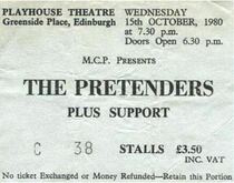 Pretenders on Oct 15, 1980 [540-small]