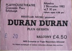 Duran Duran / The Church on Nov 1, 1982 [592-small]
