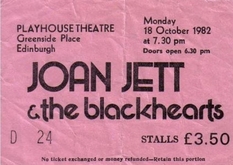 Joan Jett & The Blackhearts / Smart on Oct 18, 1982 [593-small]