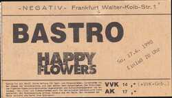 Bastro / Happy Flowers on Jun 17, 1990 [750-small]