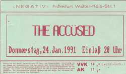 The Accüsed on Jan 24, 1991 [757-small]