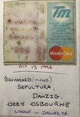 Ozzy Osbourne / Danzing / Sepultura / Biohazard on Oct 13, 1996 [905-small]