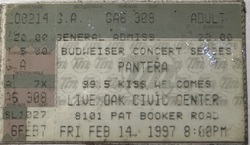 Pantera / Clutch / Soilent Green on Feb 14, 1997 [921-small]