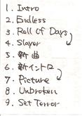 LTTG Set List, Die Young Japan Tour 2006 on Apr 9, 2006 [253-small]
