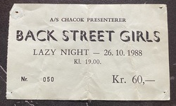 Backstreet Girls on Oct 26, 1988 [765-small]
