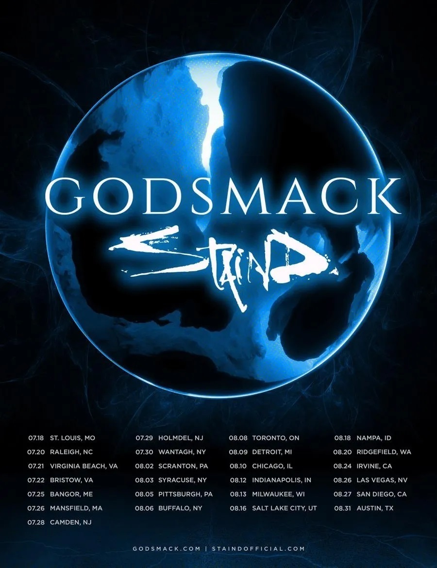 Godsmack Concert & Tour History (Updated for 2024) Concert Archives