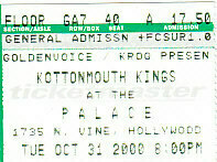 Kottonmouth Kings / Linkin Park / Corporate Avenger / Too Rude / SX-10 / Rehab on Oct 31, 2000 [318-small]