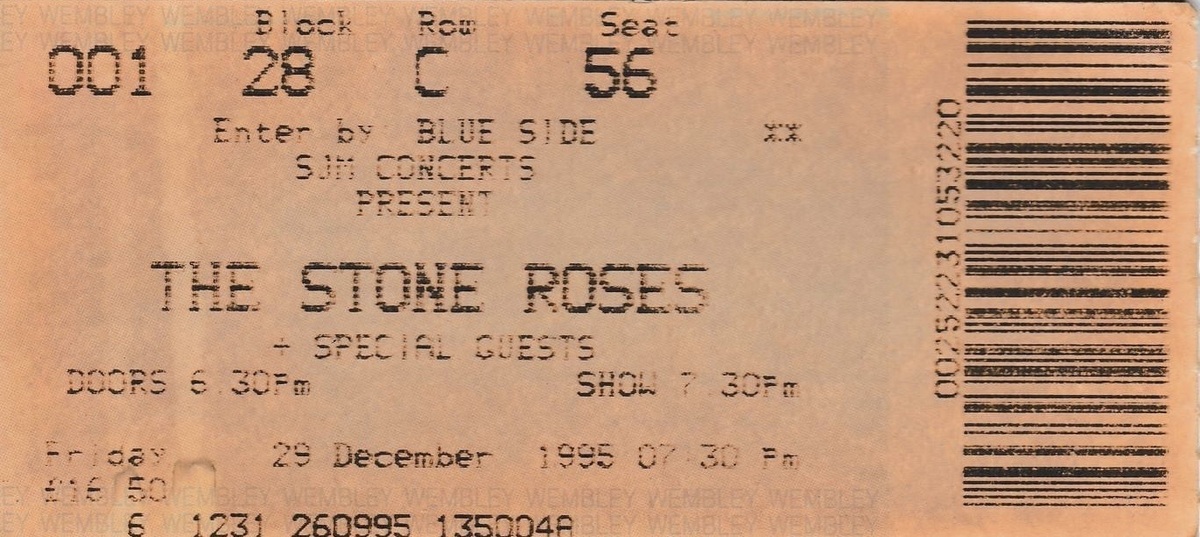 The Stone Roses's 1995 Concert & Tour History | Concert Archives