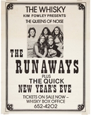 The Runaways / The Quick on Dec 31, 1976 [457-small]