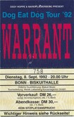 Warrant / Casanova on Sep 8, 1992 [552-small]