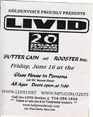 LIVID (LA) / 20 Dead Flower Children / SutterCane / Rooster inc on Jun 16, 2000 [880-small]
