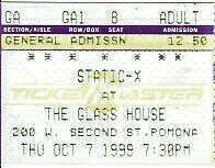 Static-X / Dope / The Deadlights / Mugg / Prizefighter on Oct 7, 1999 [895-small]