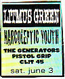 Litmus Green / Narcoleptic Youth / The Generators / Pistol Grip / Clit 45 on Jun 3, 2000 [918-small]