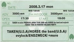 Horse the Band / Taken / Endzweck / Evylock / Isolete / Crystal Lake on Mar 17, 2008 [068-small]