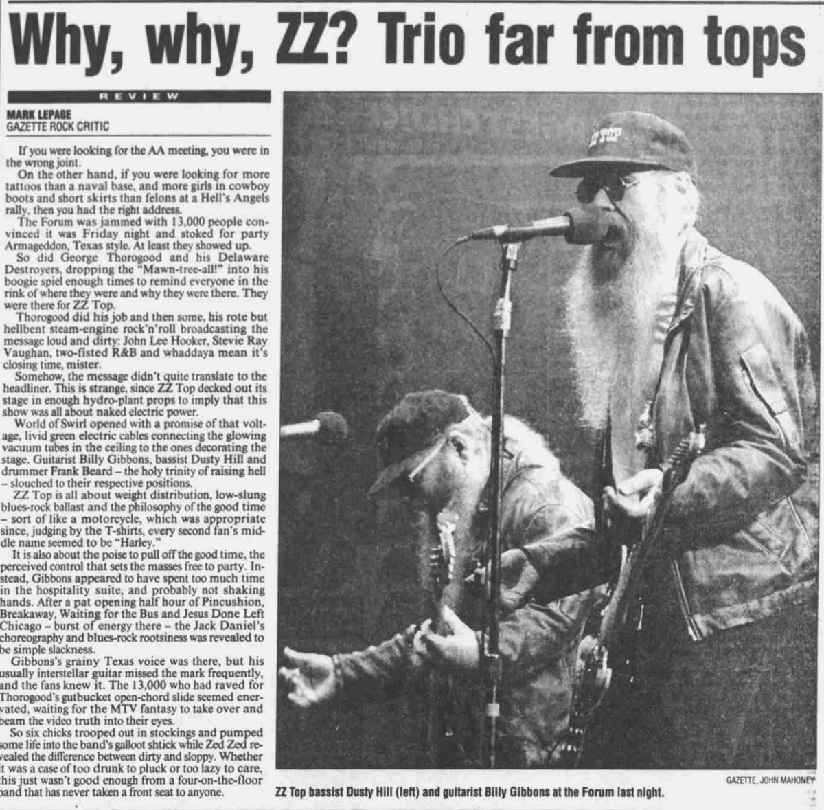 Thorogood & The Destroyers Concert & Tour History (Updated for 2024) Concert Archives