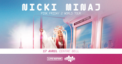 tags: Nicki Minaj, Montreal, Quebec, Canada, Gig Poster, Bell Centre - Nicki Minaj / Monica / DJ Boof on Apr 17, 2024 [282-small]