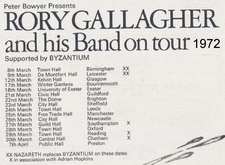 Rory Gallagher / Byzantium on Mar 17, 1972 [293-small]