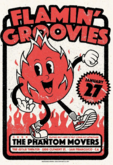 Limited edition commemorative silk screen poster by Lil' Tuffy, Flamin' Groovies / Phantom Movers on Jan 27, 2024 [353-small]