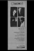 R.E.M. / Fetchin' Bones on Sep 12, 1986 [450-small]