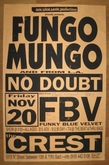 Fungo Mungo / No Doubt / Funky Blue Velvet on Nov 20, 1992 [496-small]
