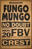 Fungo Mungo / No Doubt / Funky Blue Velvet on Nov 20, 1992 [496-small]