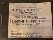 Slipknot / Slayer / Mastodon on Oct 15, 2004 [751-small]