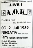 A.O.K. / Der Bück Dich Und Die Gichtkröten on Jul 2, 1989 [802-small]