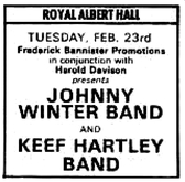 Johnny Winter / Keef Hartley Band on Feb 23, 1971 [837-small]