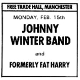 Johnny Winter / Formerly Fat Harry on Feb 15, 1971 [838-small]
