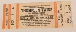 Thompson Twins / A Flock of Seagulls / The Weather Girls on Sep 25, 1984 [905-small]
