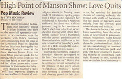 Marilyn Manson / Hole / Monster Magnet on Mar 13, 1999 [184-small]