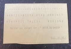 Antichrist / Cryptic Tales / Dæd Bræins / Orion on Nov 18, 1989 [311-small]