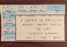 The Cure on May 21, 1992 [554-small]